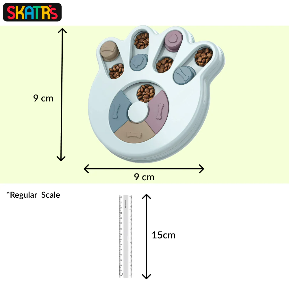 Skatrs Treat Hider Toy for Dogs and Cats (Blue) - Image 2