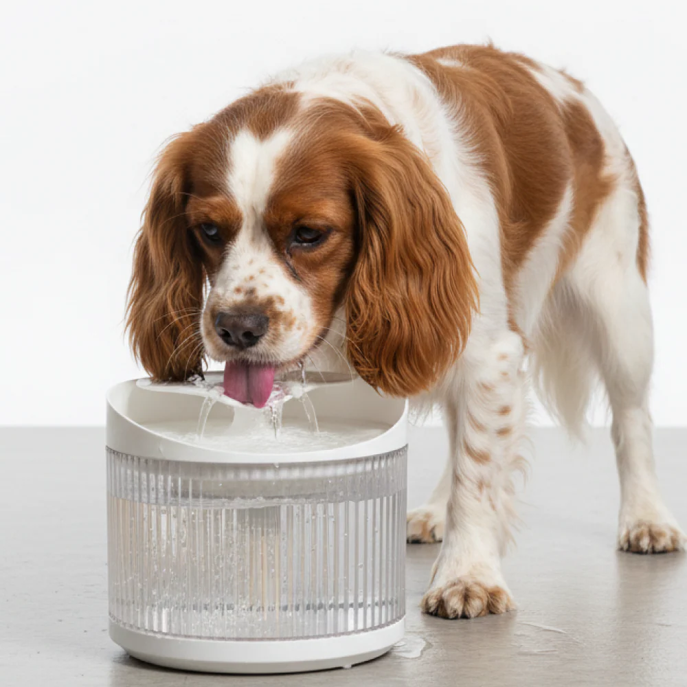 Skatrs Water Fountain for Dogs and Cats (White) - Image 2