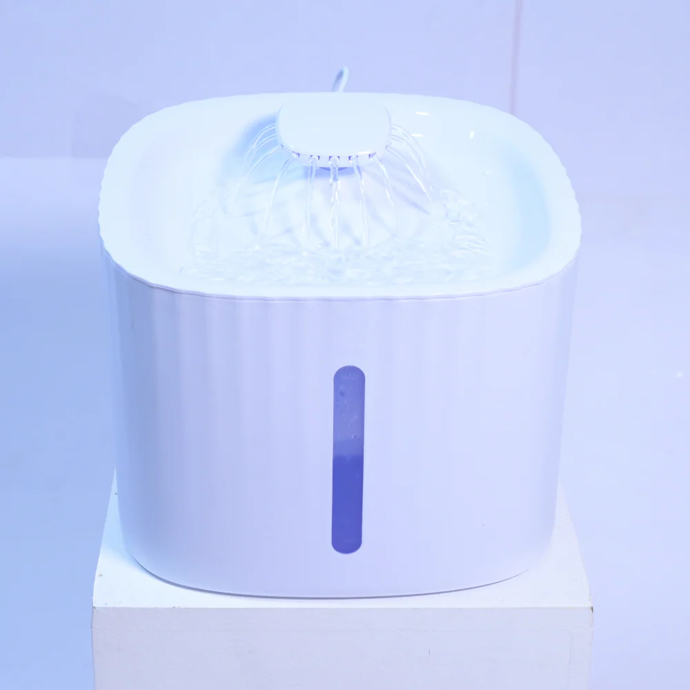 Skatrs Water Fountain with Adapter for Dogs and Cats (White) - Image 6