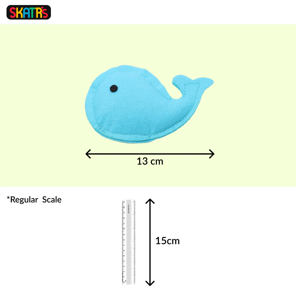 Skatrs Whaleyboo Whale Catnip Toy for Cats - Image 2