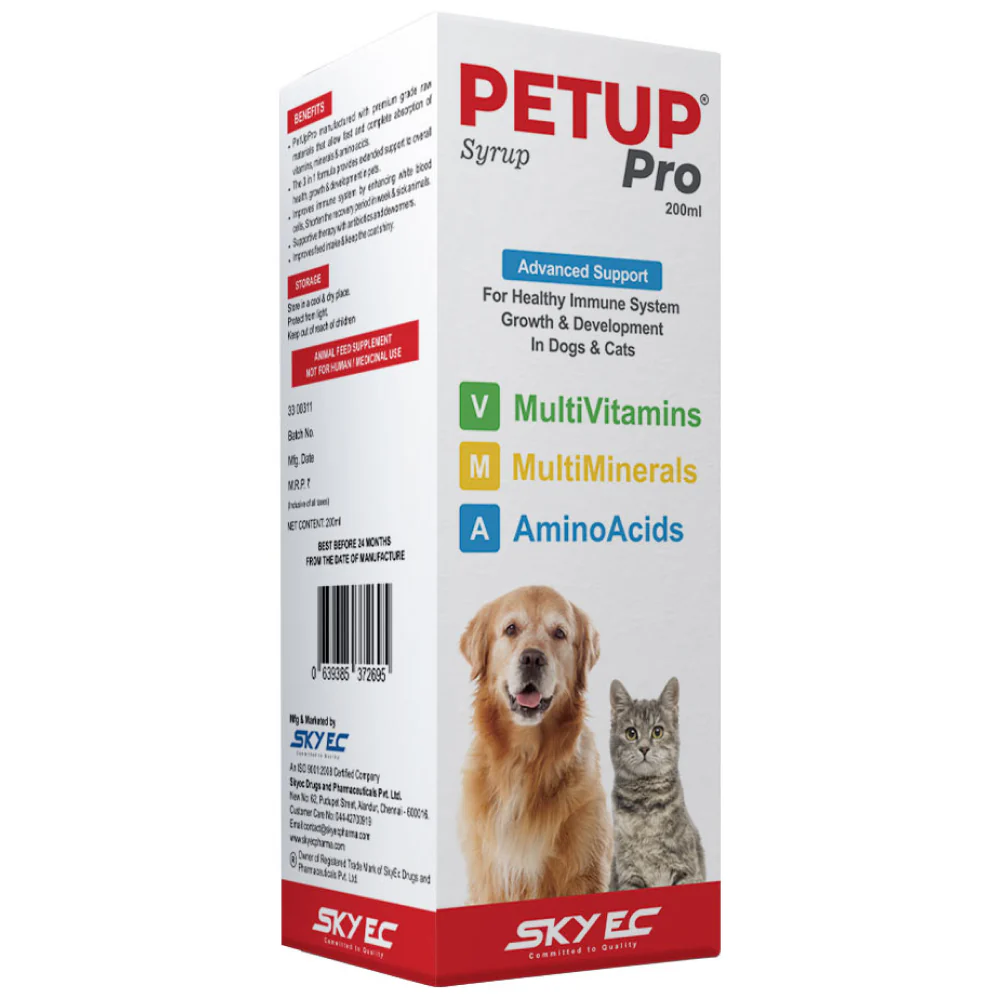 Skyec Petup Syrup Multi Vitamin Supplement for Dogs and Cats - Image 2