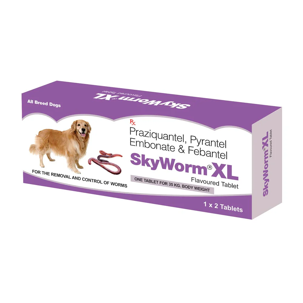 Skyec Skyworm XL Dog Deworming Tablet - Image 2