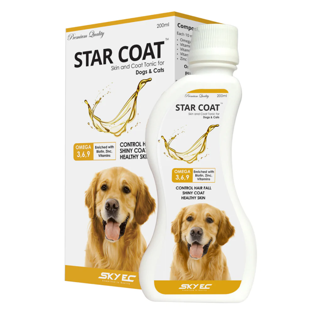 Skyec Star Coat Omega 3 + 6 Syrup for Dogs and Cats - Image 2