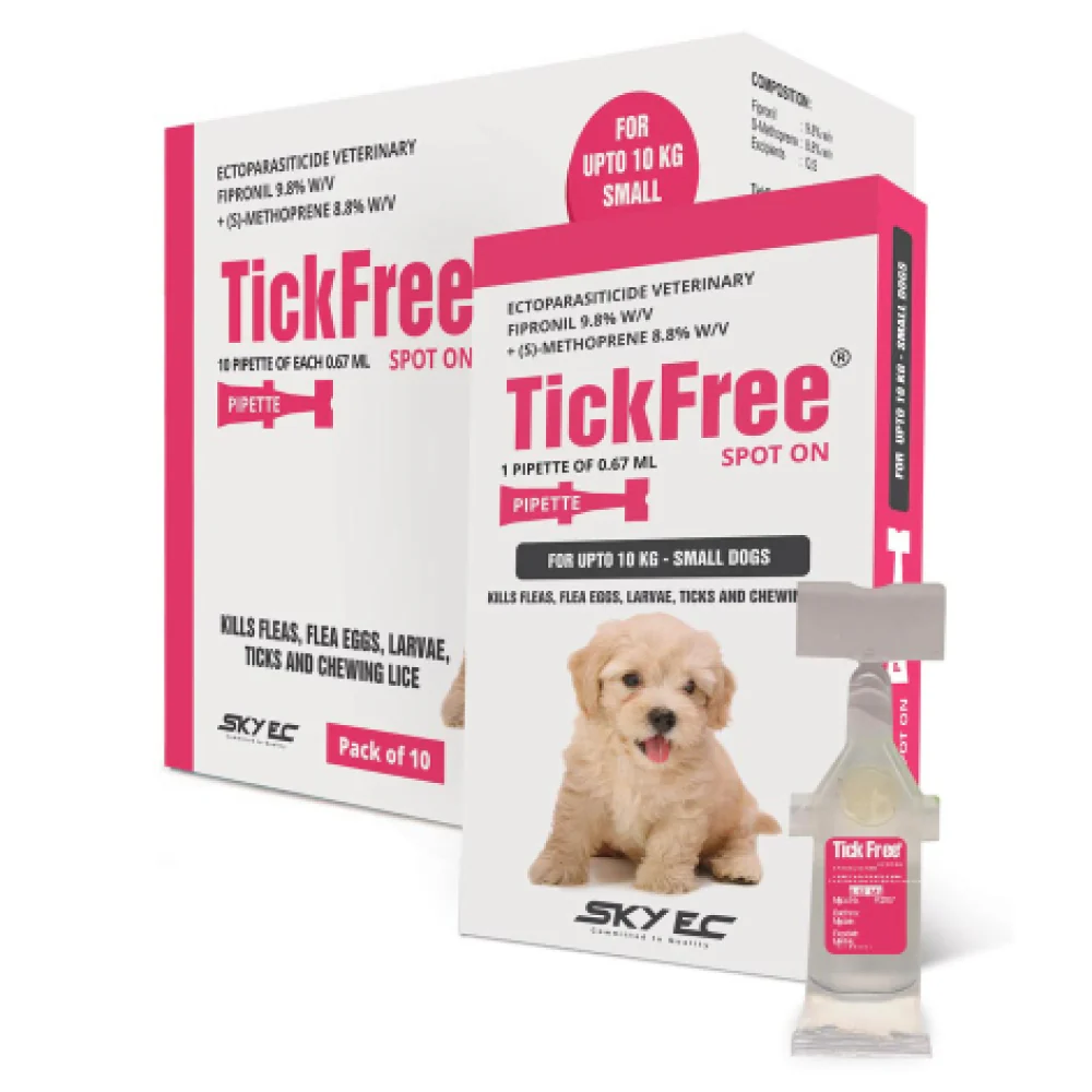 Skyec Tick Free (Fipronil) Tick and Flea Control Spot On for Dogs - Image 2