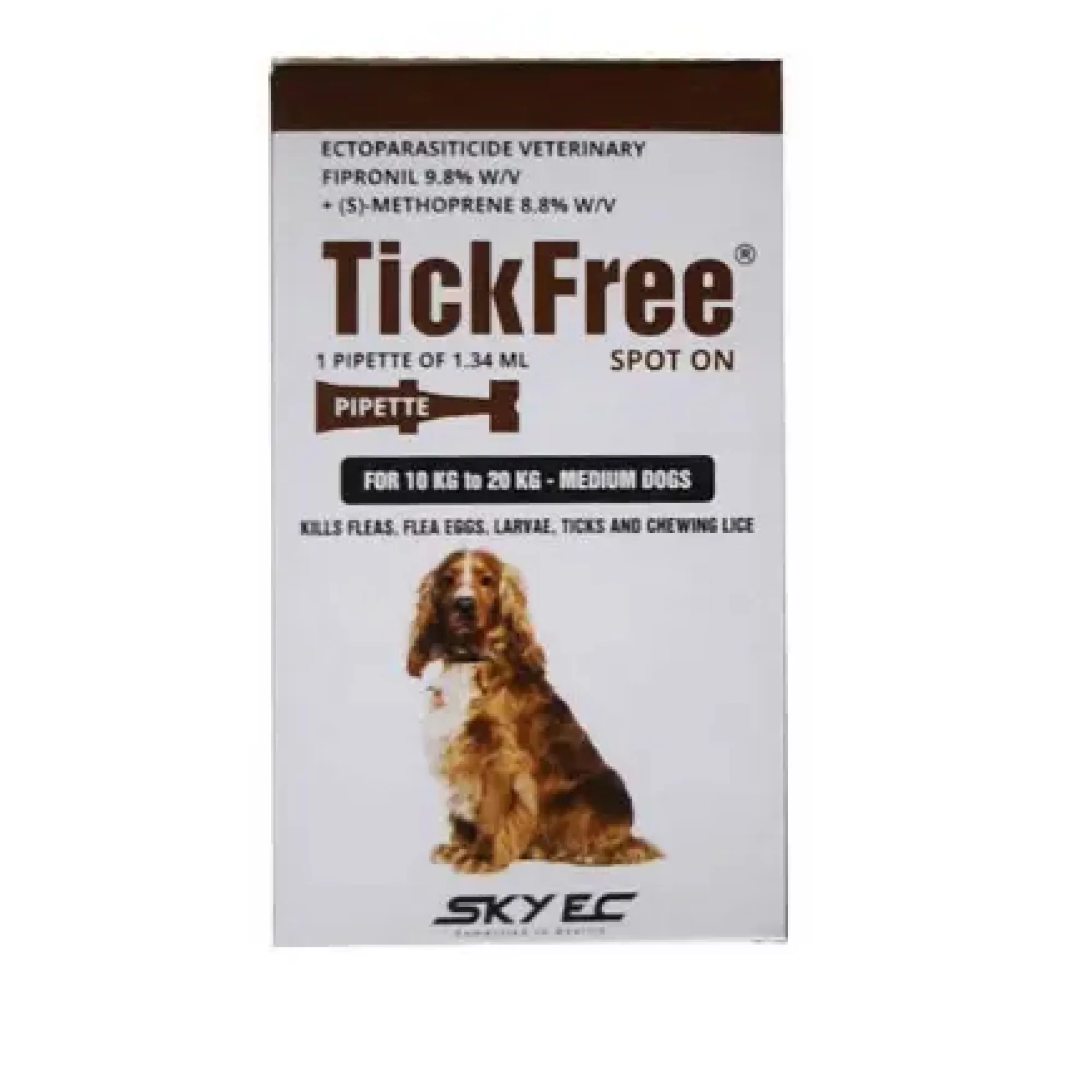 Skyec Tick Free (Fipronil) Tick and Flea Control Spot On for Dogs - Image 4