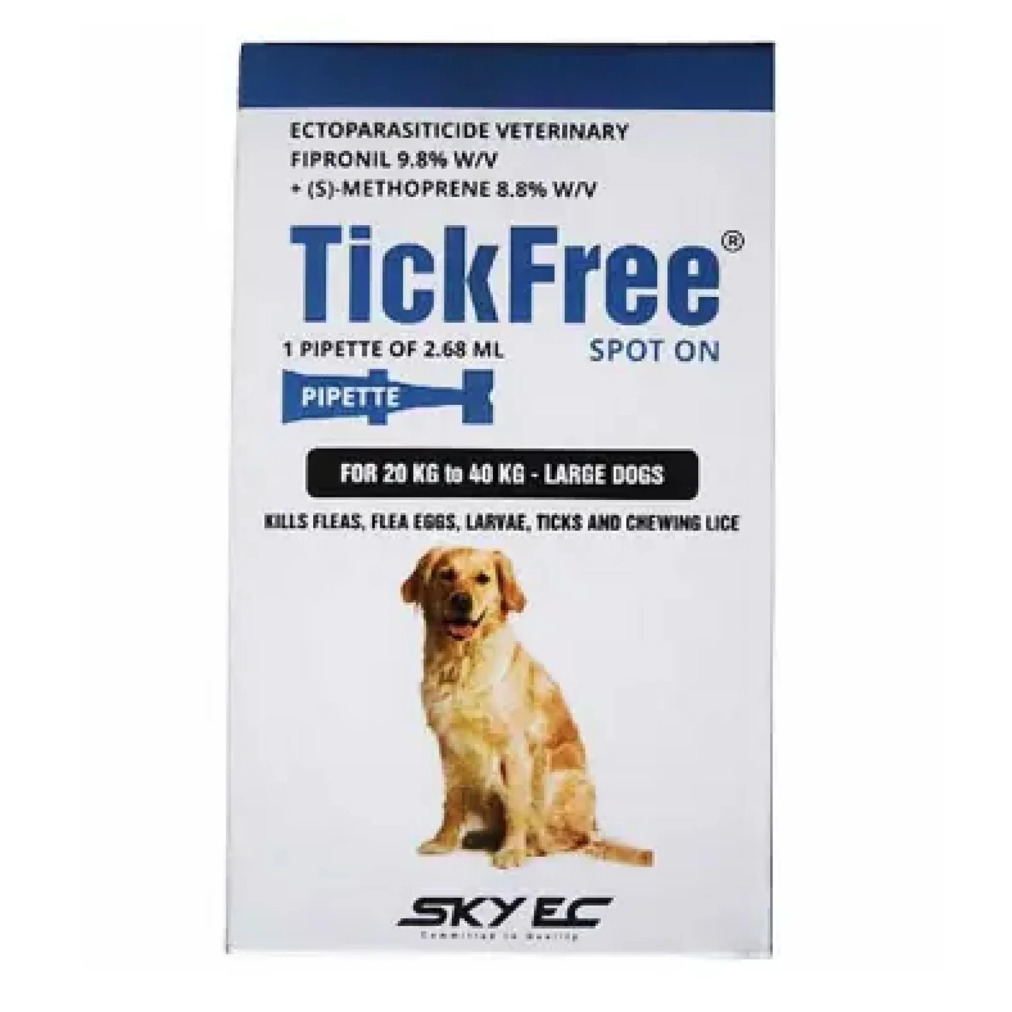 Skyec Tick Free (Fipronil) Tick and Flea Control Spot On for Dogs - Image 5