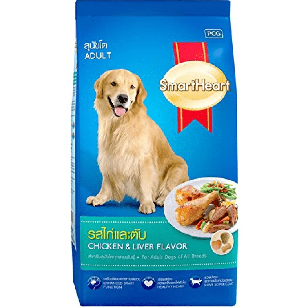 SmartHeart Chicken & Liver Adult Dog Dry Food - Image 2