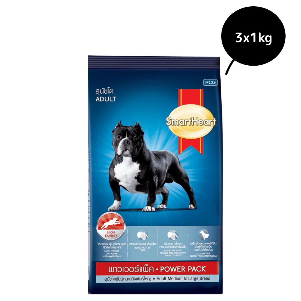 SmartHeart Power Pack Chicken Flavour Adult Dog Dry Food - Image 7
