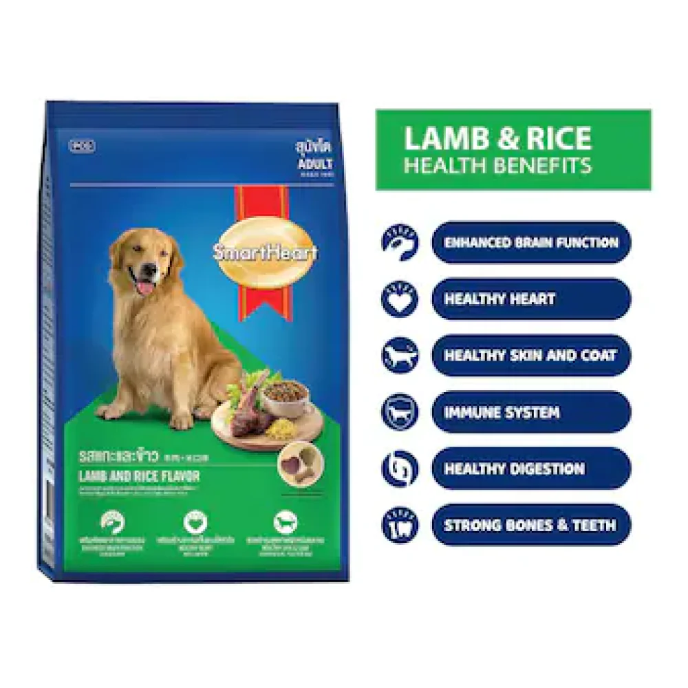 SmartHeart Lamb & Rice Adult Dry Dog Food - Image 2