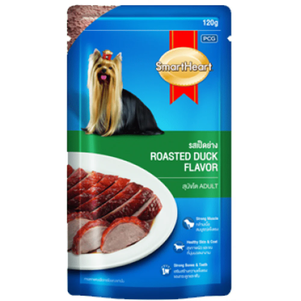 SmartHeart Roasted Duck In Gravy Adult Dog Wet Food - Image 2