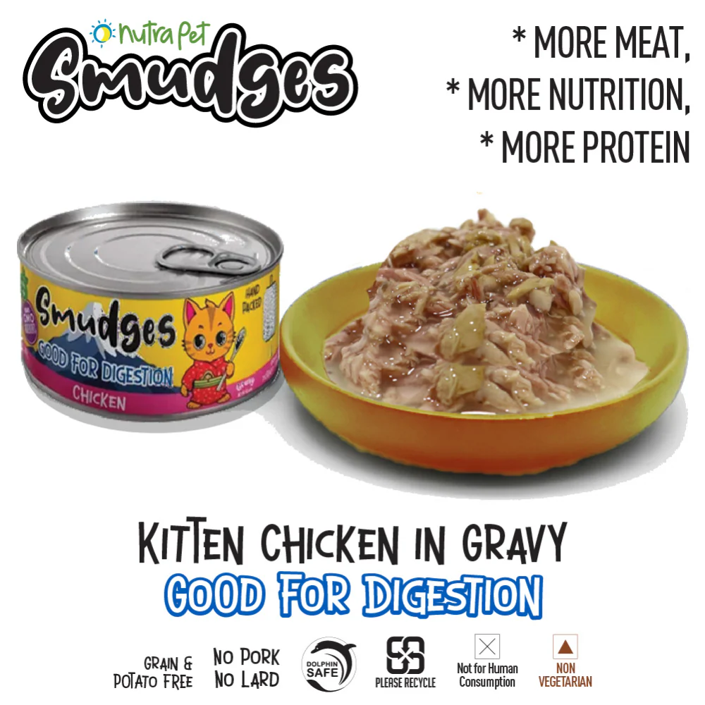 Smudges Chicken Shredded in Gravy Kitten Wet Food - Image 2
