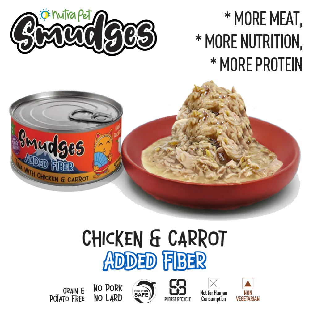 Smudges Tuna Flakes with Chicken and Carrot in Gravy Adult Cat Wet Food - Image 2