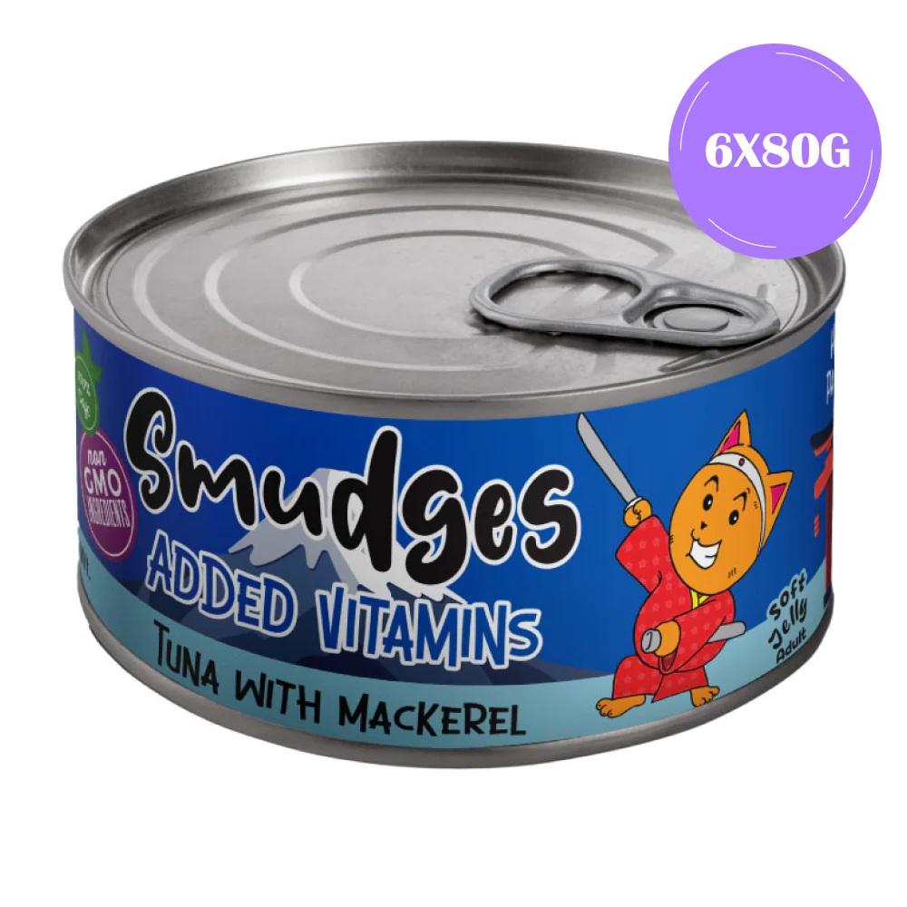 Smudges Tuna Flakes with Mackerel in Soft Jelly Adult Cat Wet Food - Image 6