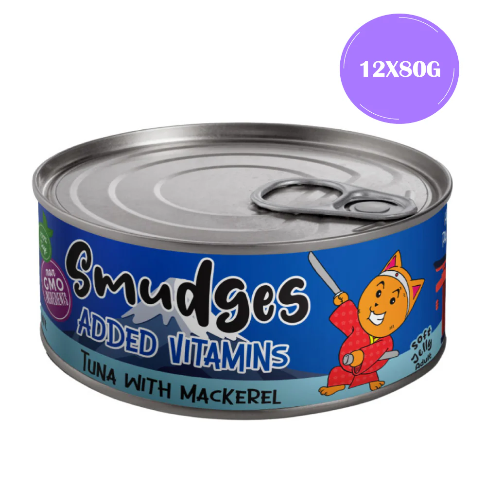 Smudges Tuna Flakes with Mackerel in Soft Jelly Adult Cat Wet Food - Image 4