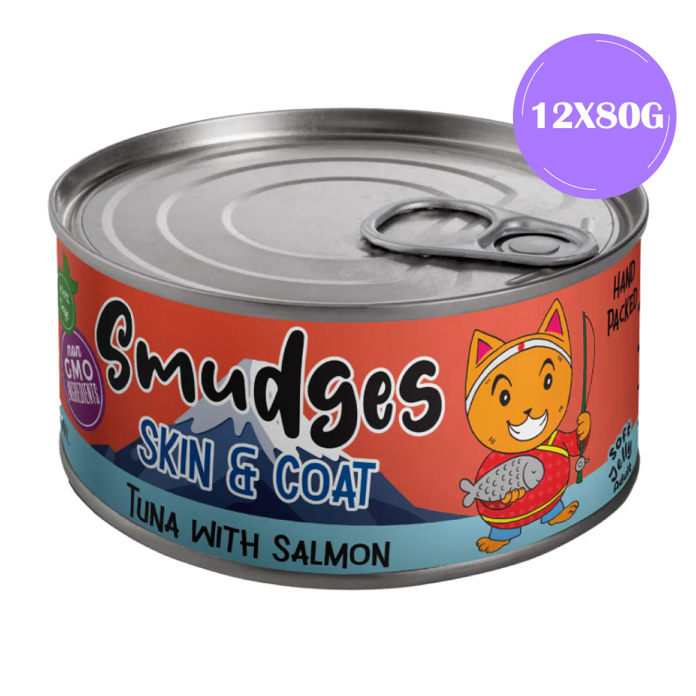 Smudges Tuna Flakes with Salmon in Soft Jelly Adult Cat Wet Food - Image 4