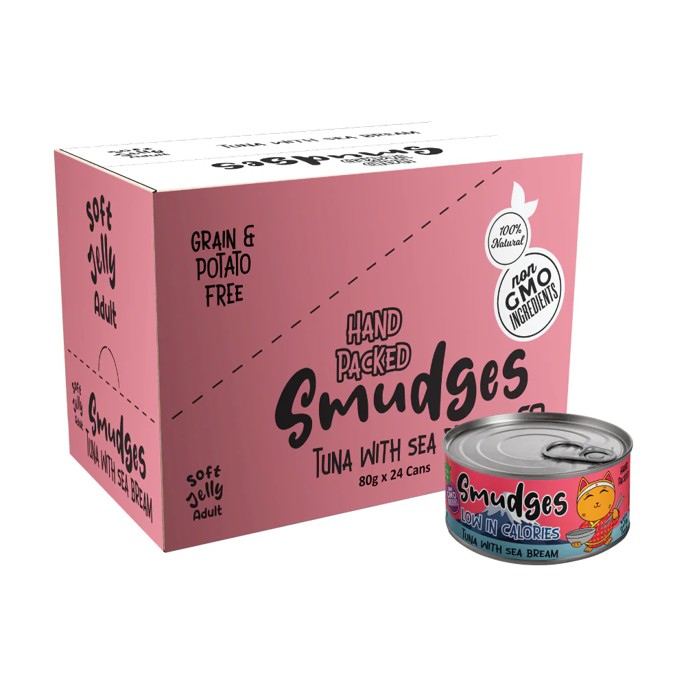 Smudges Tuna Flakes with Sea Bream in Soft Jelly Adult Cat Wet Food - Image 3