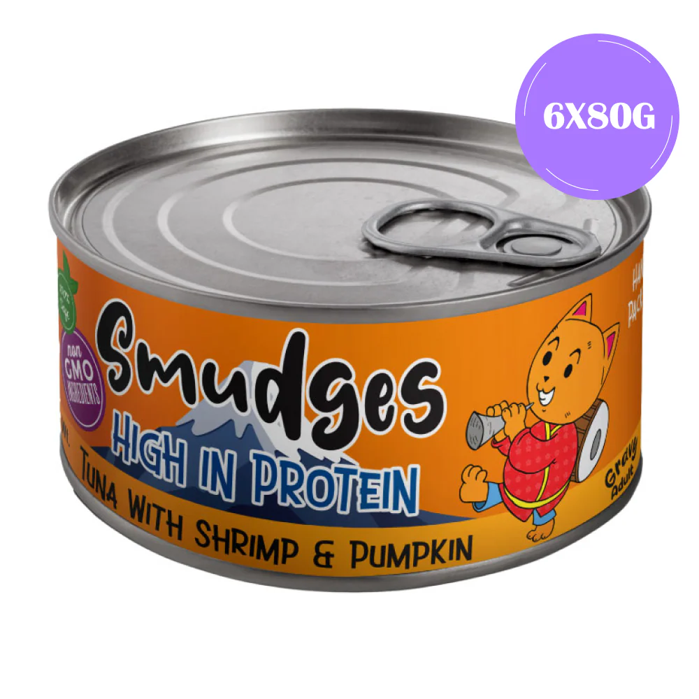 Smudges Tuna Flakes with Shrimp and Pumpkin in Gravy Adult Cat Wet Food - Image 4