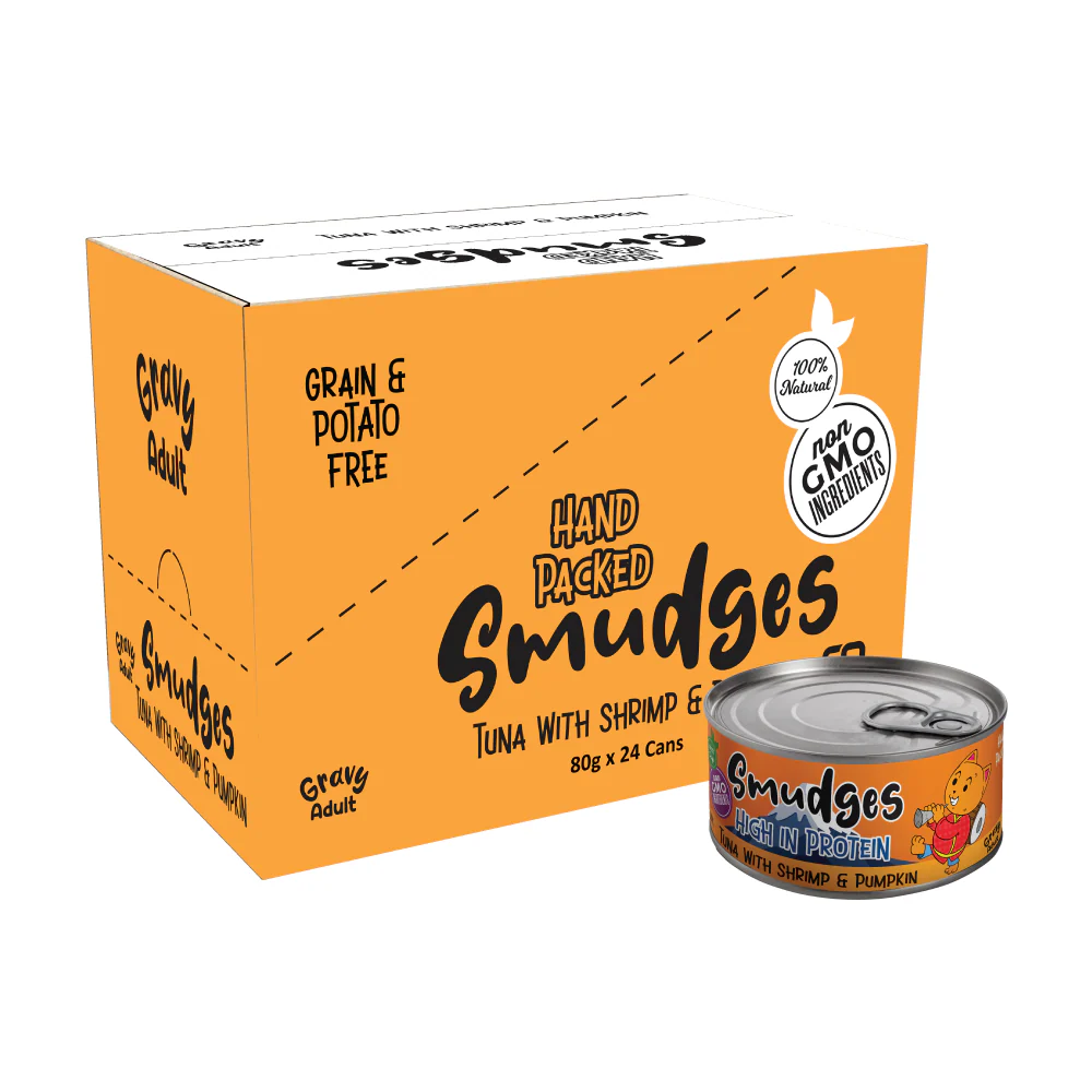 Smudges Tuna Flakes with Shrimp and Pumpkin in Gravy Adult Cat Wet Food - Image 3