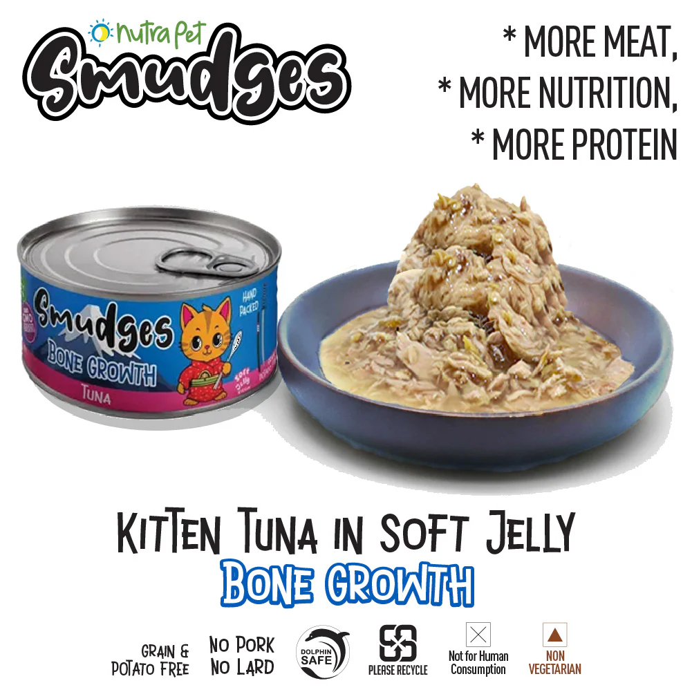 Smudges Tuna in Soft Jelly Kitten Wet Food - Image 2