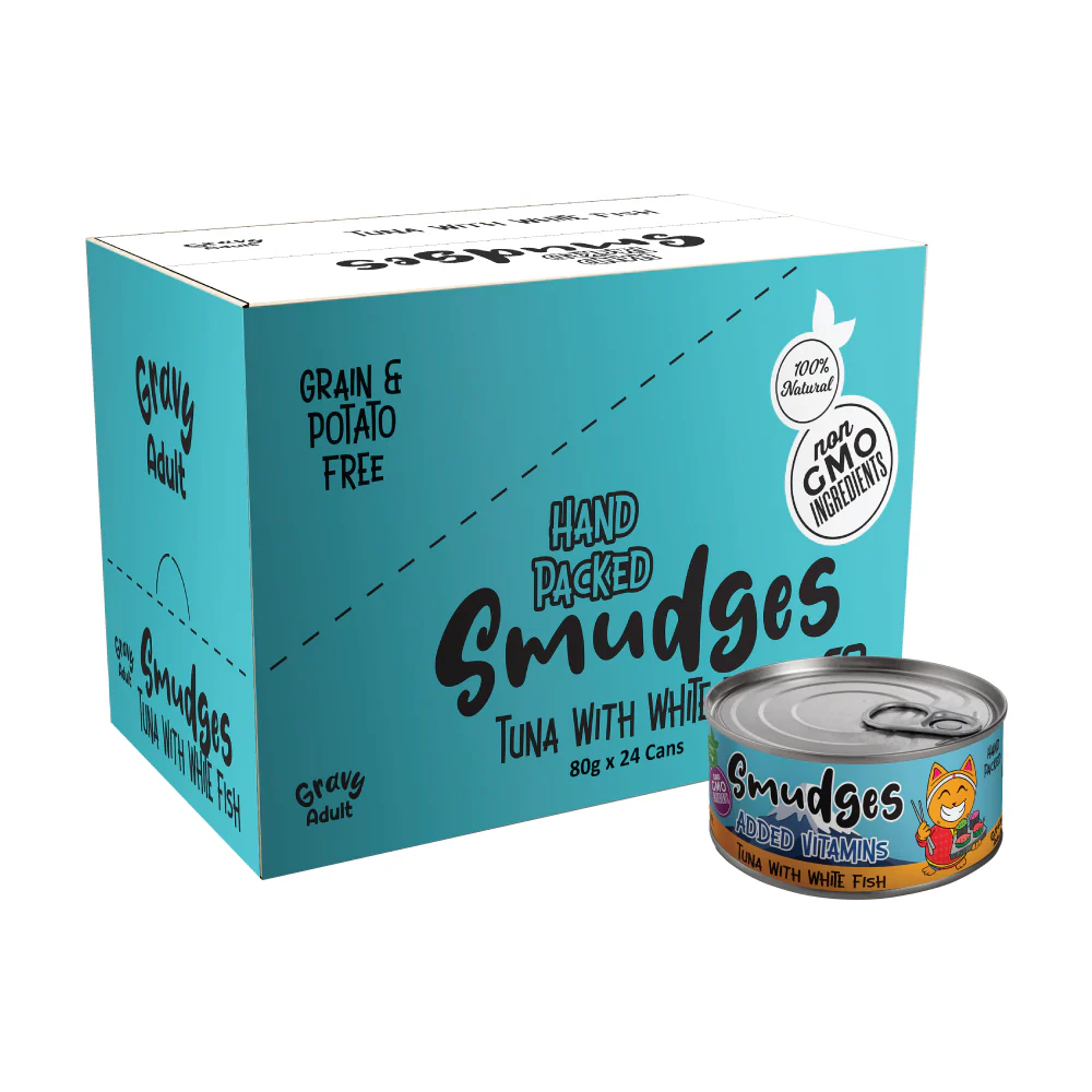 Smudges Tuna with White Fish in Gravy Adult Cat Wet Food - Image 3