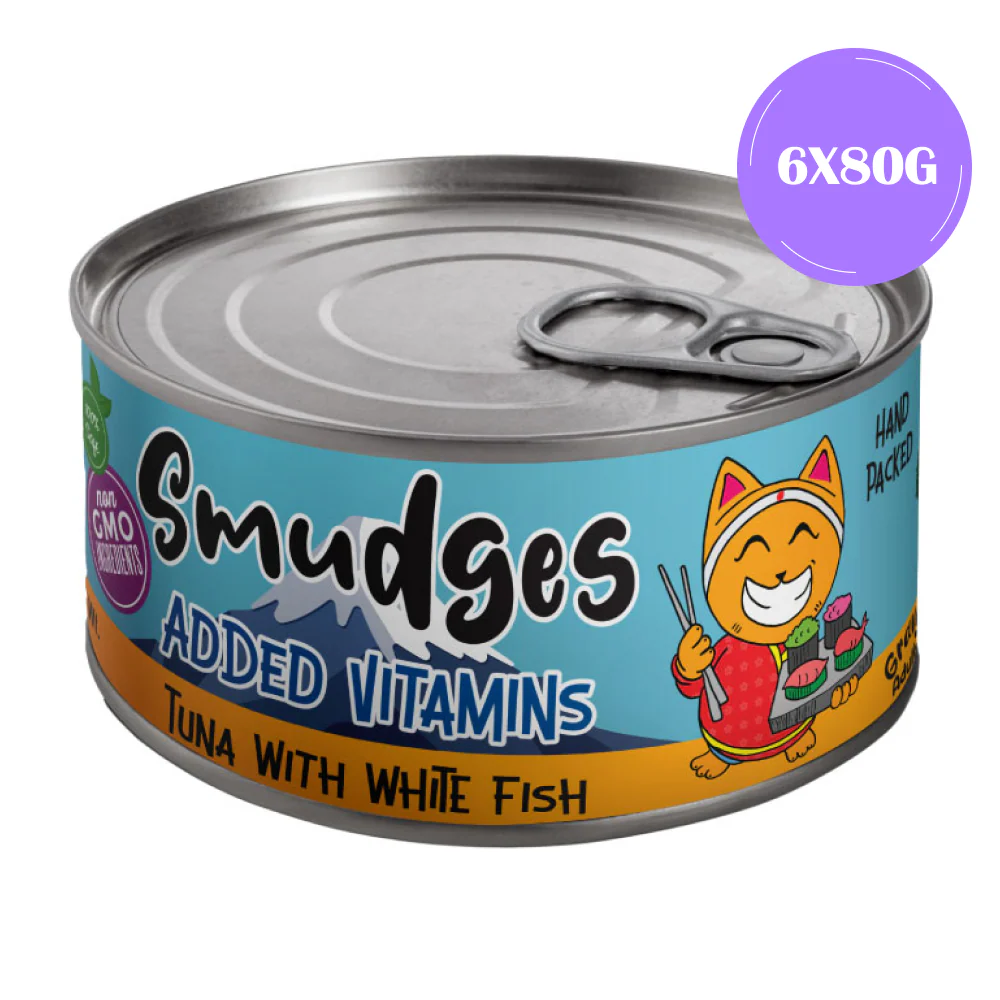 Smudges Tuna with White Fish in Gravy Adult Cat Wet Food - Image 4