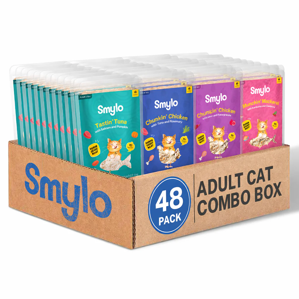 Smylo Adult Variety Combo, Tuna, Chicken & Mackerel, Fresh & No-Preservative Wet Cat Food - Image 12