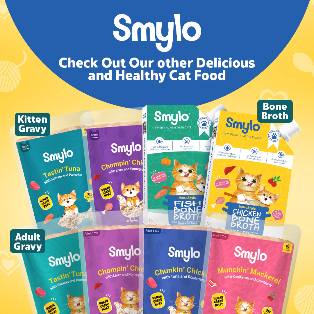 Smylo Adult Variety Combo, Tuna, Chicken & Mackerel, Fresh & No-Preservative Wet Cat Food - Image 9