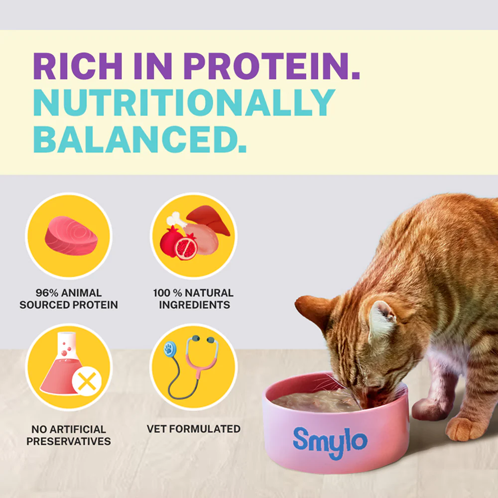 Smylo Kitten Chicken & Liver, Pomegranate, Fresh & No-Preservative Wet Cat Food - Image 3