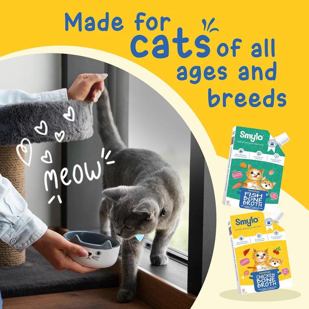Smylo Hydration Rich Chicken with Carrot, Kale and Cranberry Bone Broth for Cats - Image 6