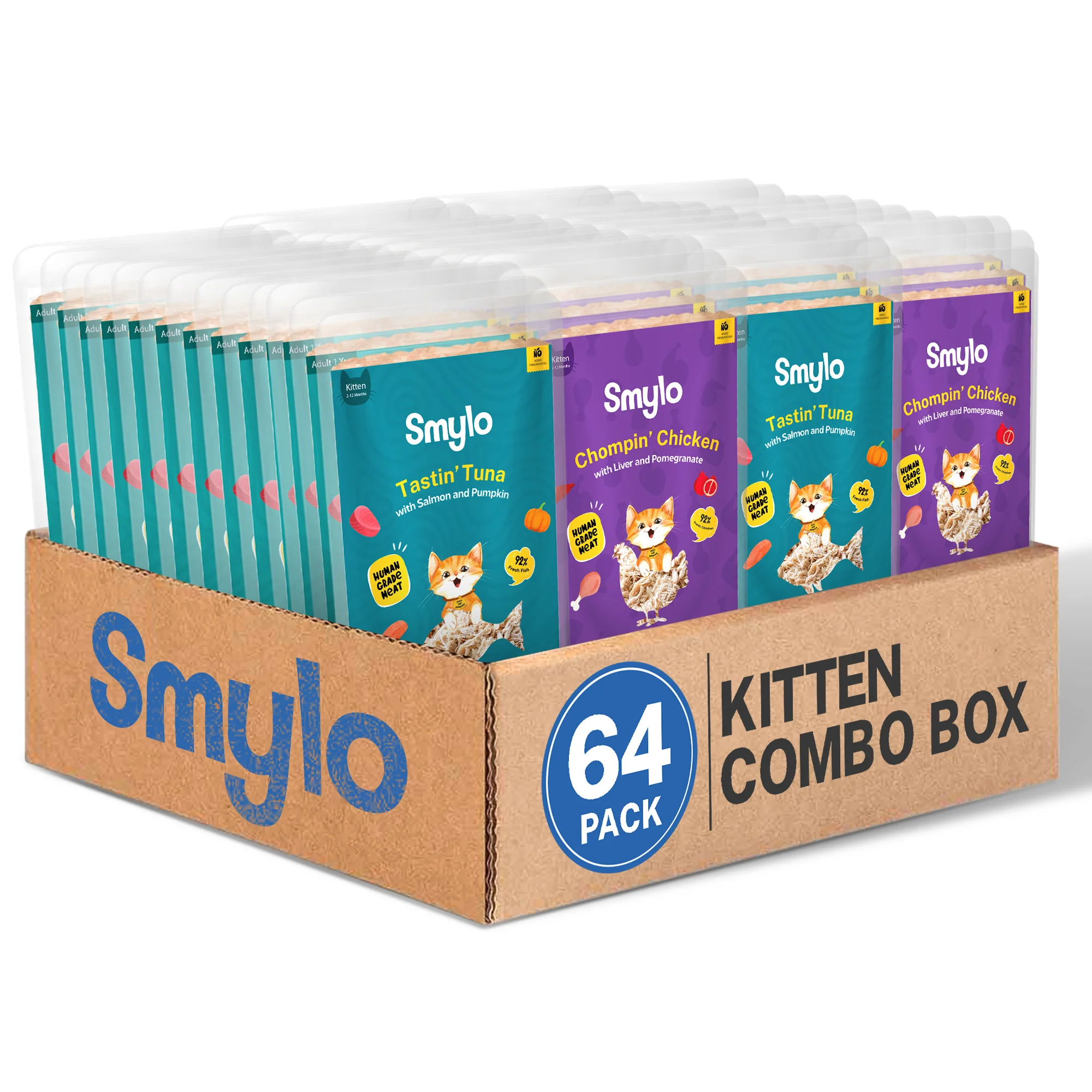 Smylo Kitten Variety Combo, Tuna & Chicken, Fresh & No-Preservative Wet Cat Food - Image 11