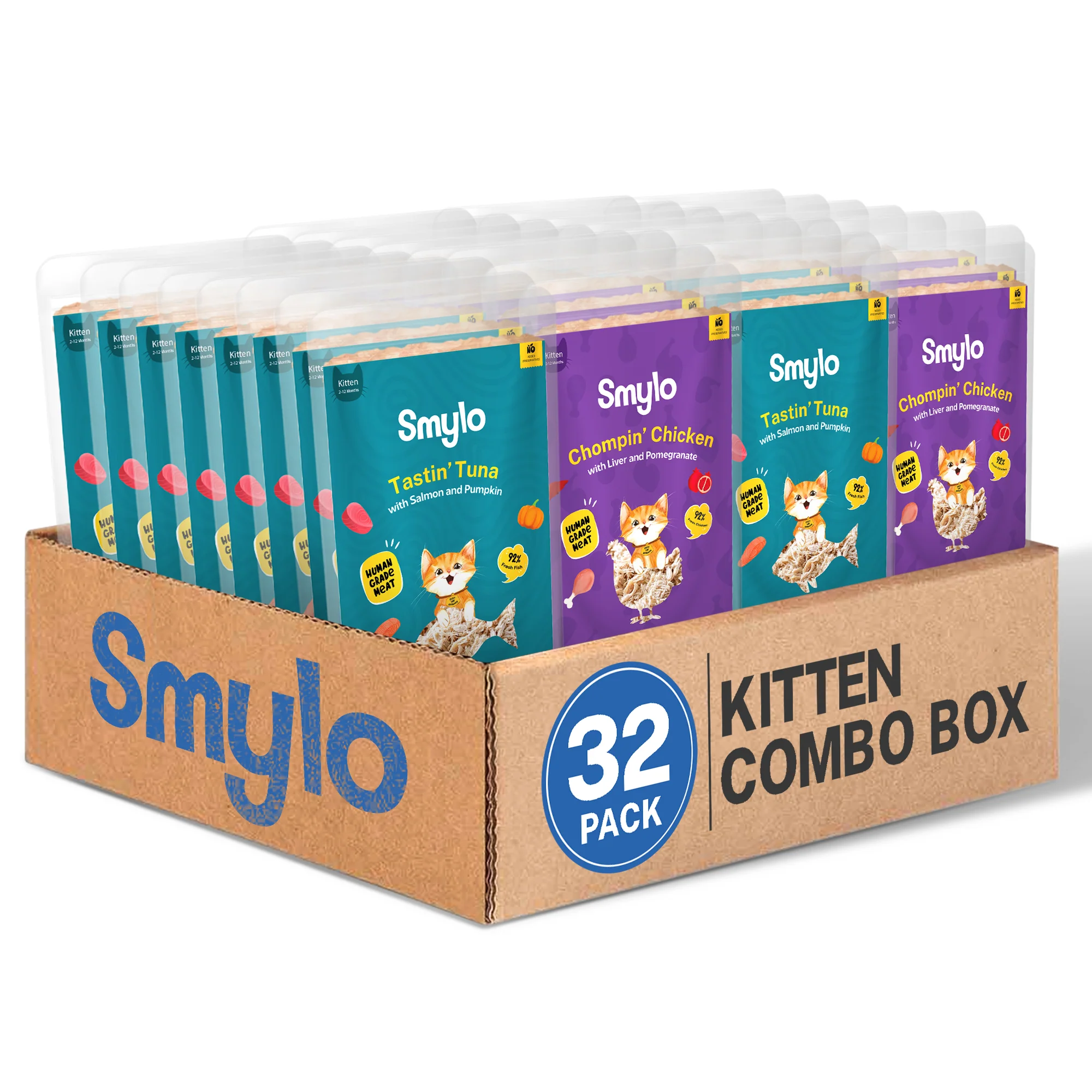 Smylo Kitten Variety Combo, Tuna & Chicken, Fresh & No-Preservative Wet Cat Food - Image 9