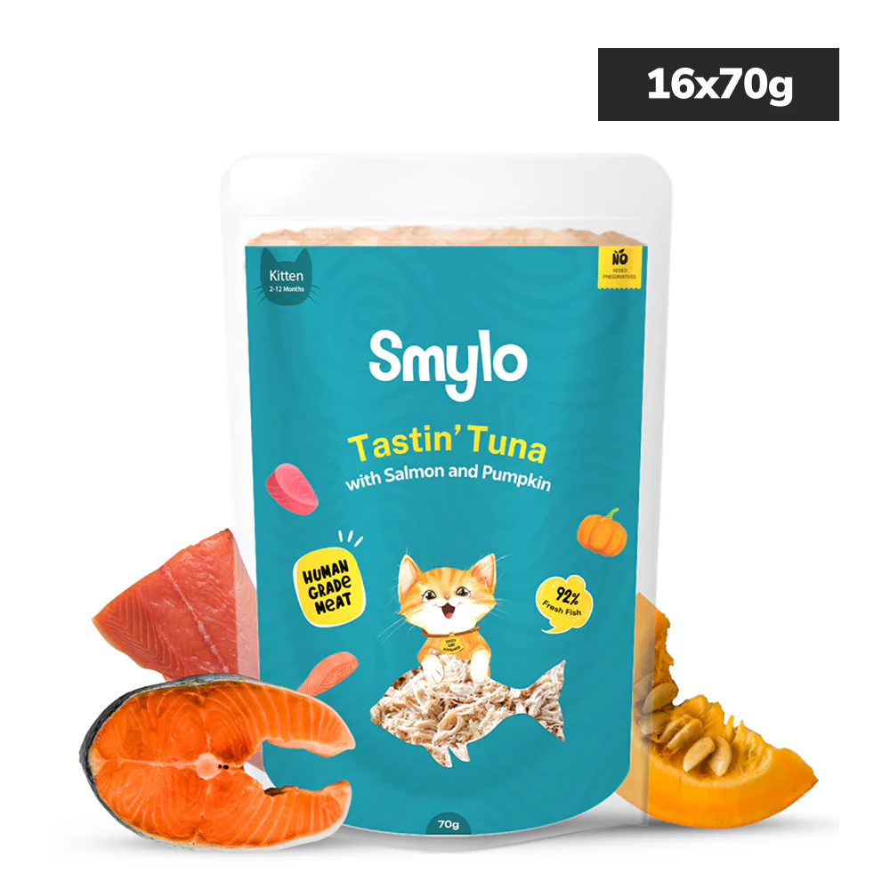Smylo Kitten Tuna Salmon, Pumpkin, Fresh & No-Preservative Wet Cat Food - Image 13