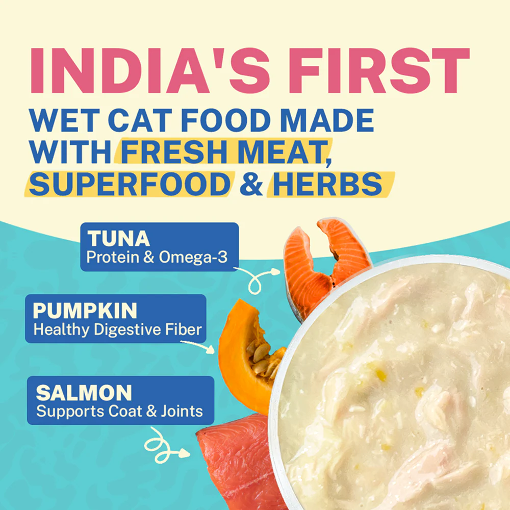 Smylo Kitten Tuna Salmon, Pumpkin, Fresh & No-Preservative Wet Cat Food - Image 2