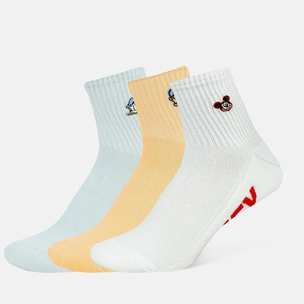 SocksXpress Disney Mickey & Friends High Ankle Socks for Women (Pack of 3) - Image 3