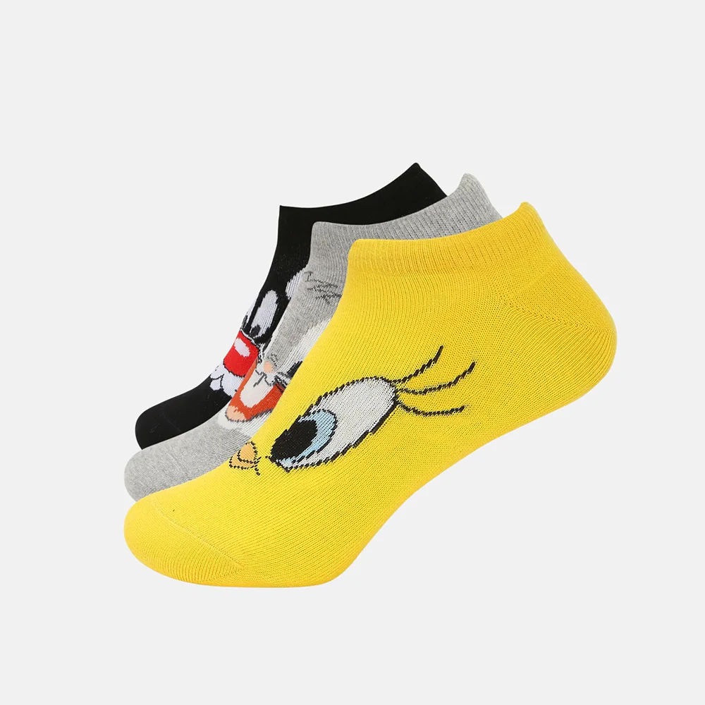 SocksXpress Looney Tunes Cartoon Lowcut Socks for Women (Pack of 3) - Image 3