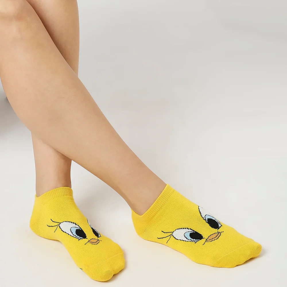 SocksXpress Looney Tunes Cartoon Lowcut Socks for Women (Pack of 3) - Image 4