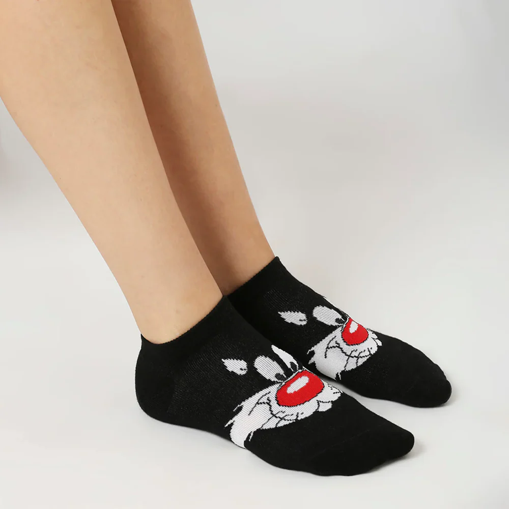 SocksXpress Looney Tunes Cartoon Lowcut Socks for Women (Pack of 3) - Image 5