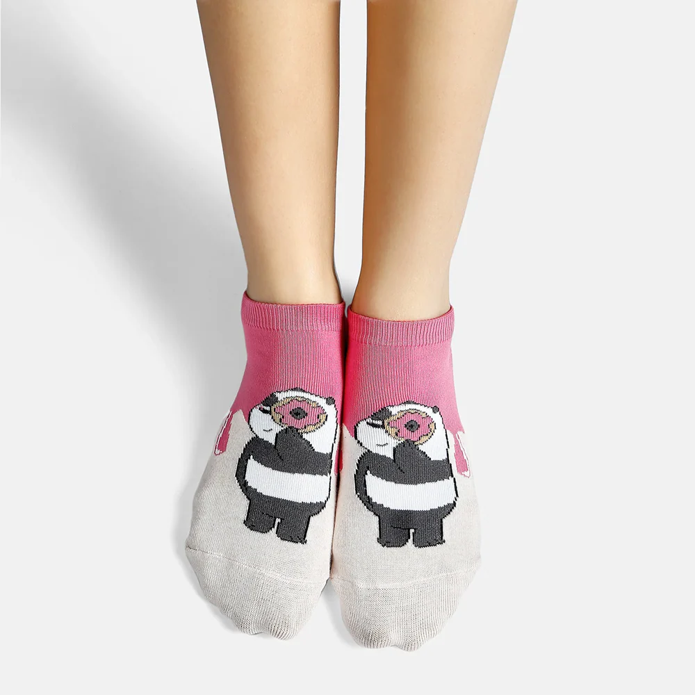SocksXpress We Bare Bears Themed Ankle Socks for Women (Pack of 3) - Image 4