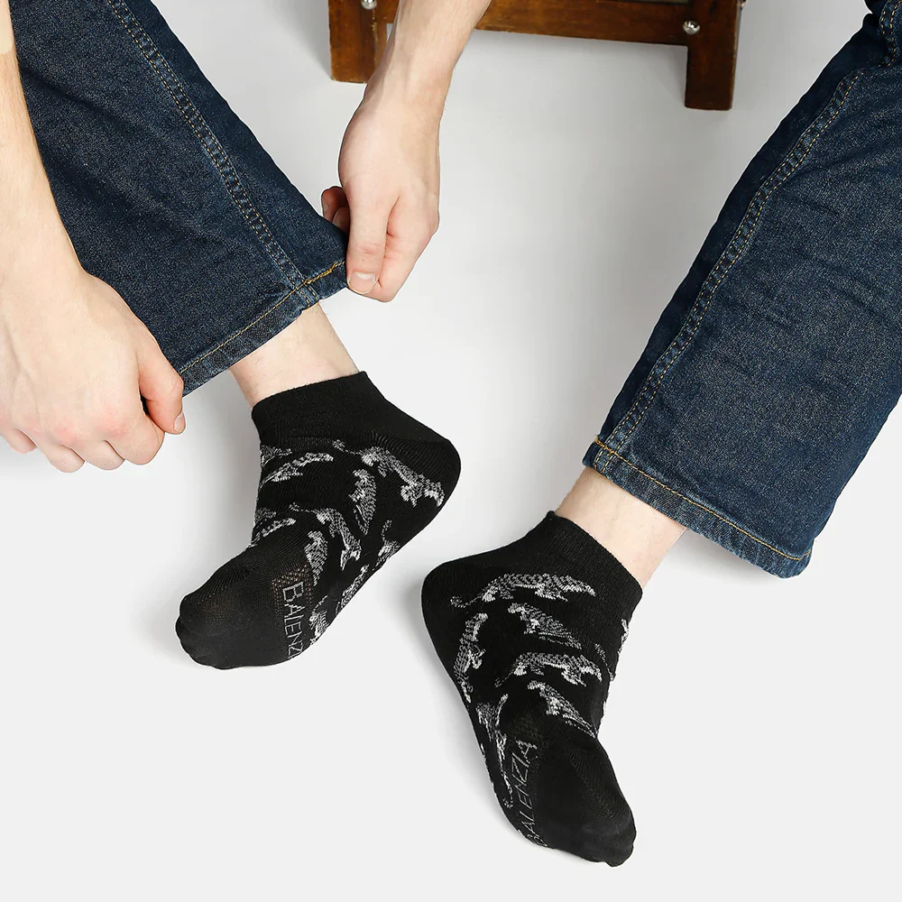 SocksXpress WWF Formal Lowcut Socks for Men (Pack of 3) - Image 4