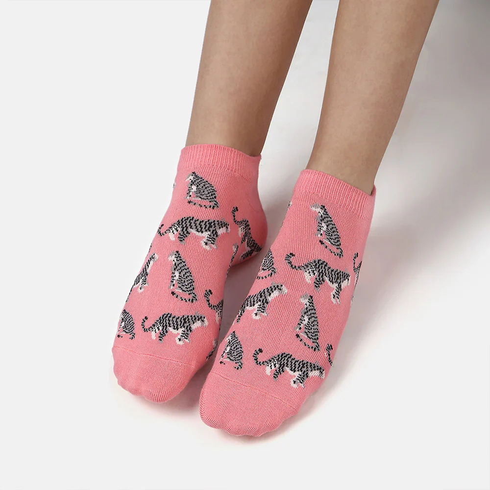 SocksXpress WWF Themed Ankle Socks for Women (Pack of 3) - Image 4