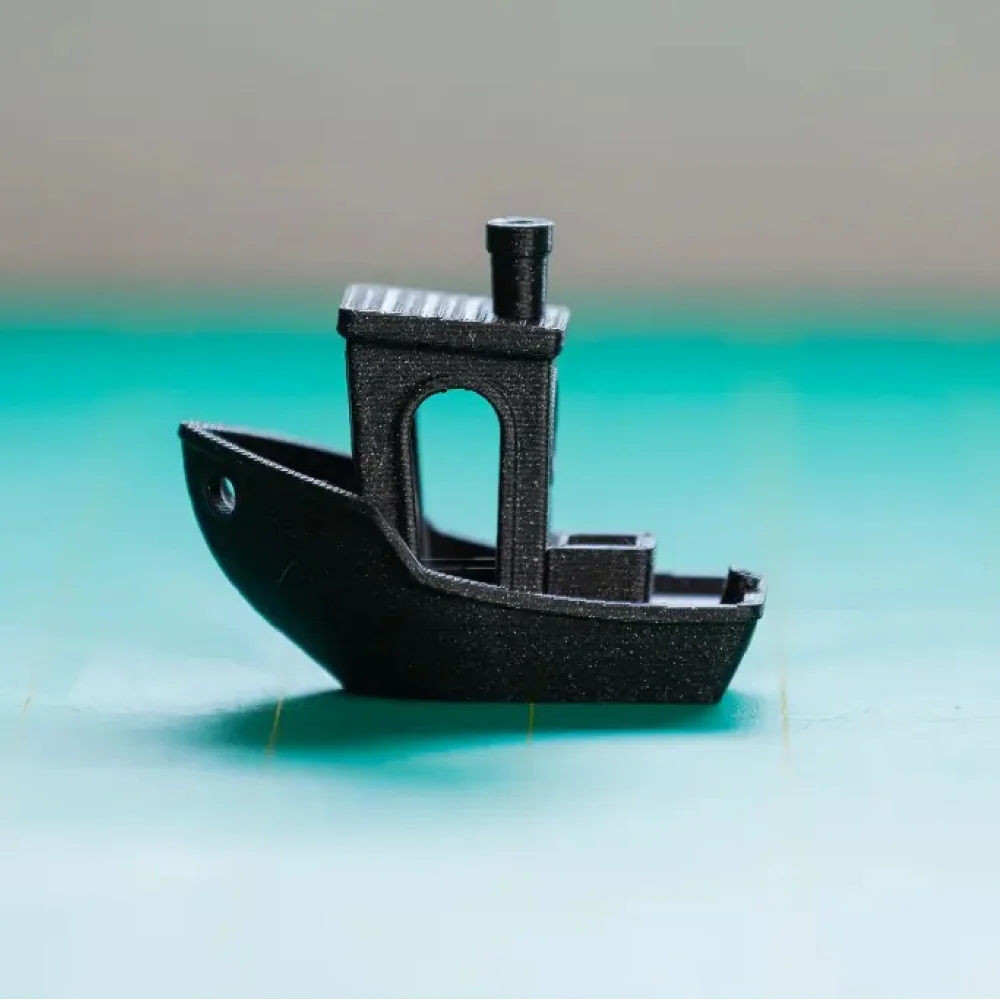 Splashy Fin Boat Miniature for Aquarium(Black) - Image 2