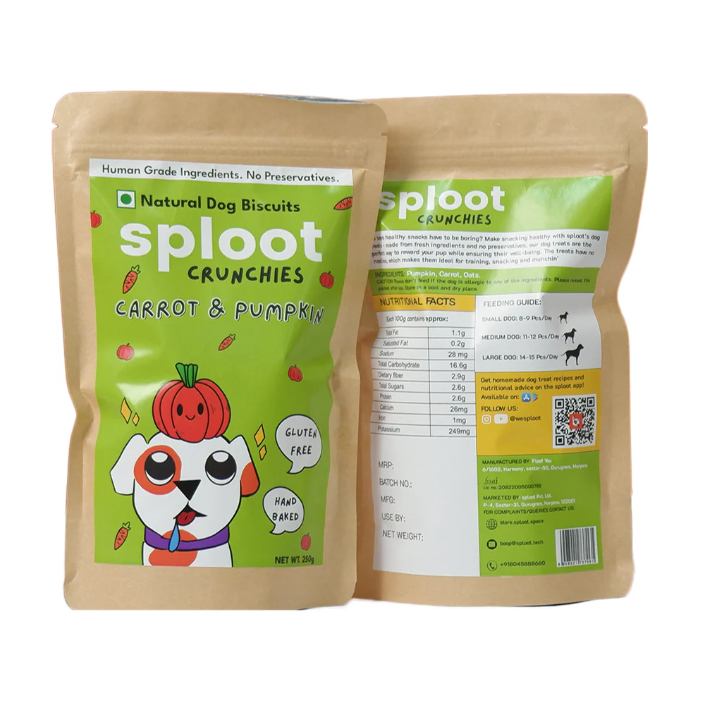 Sploot Crunchies Veg and Non Veg Combo Biscuits Dog Treats - Image 7