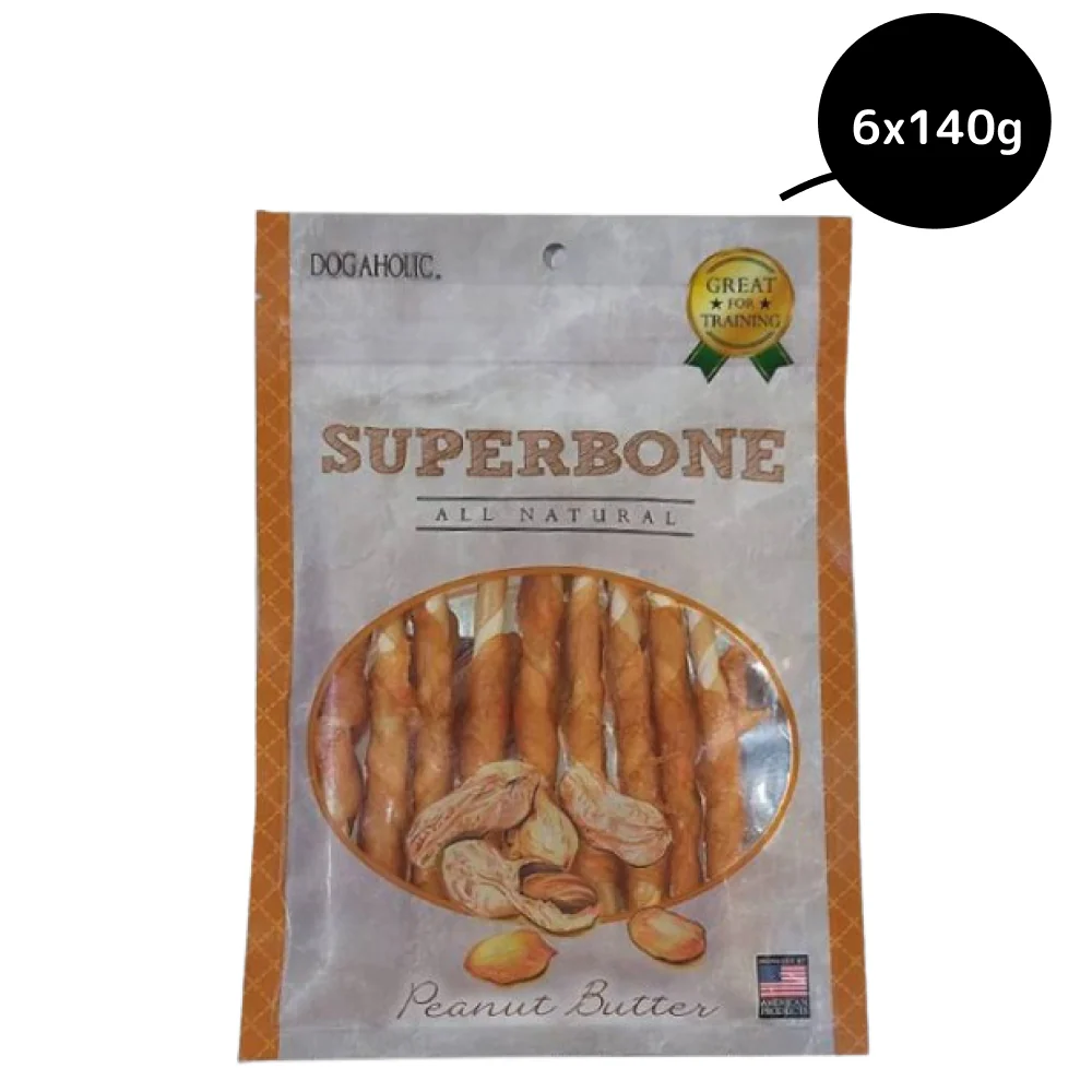 Super Bone Chicken Peanut Butter Stick Dog Treats - Image 2