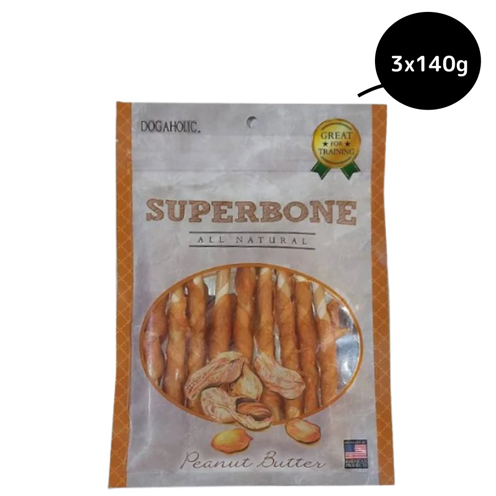 Super Bone Chicken Peanut Butter Stick Dog Treats - Image 3