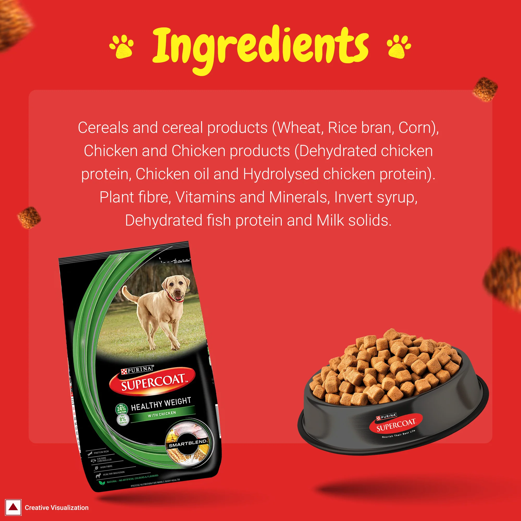 Purina SuperCoat Adult Healthy Weight Dog Dry Food - Image 3