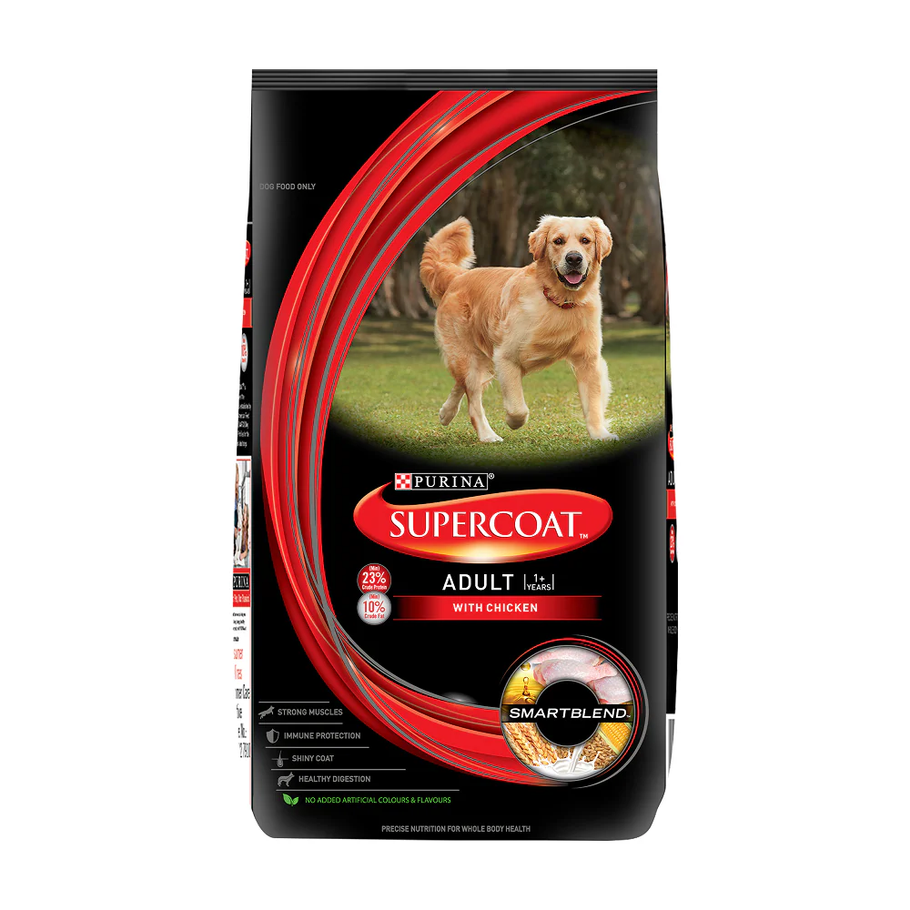 Purina SuperCoat with Chicken Smartblend Adult Dog Dry Food (1+ Years) - Image 11