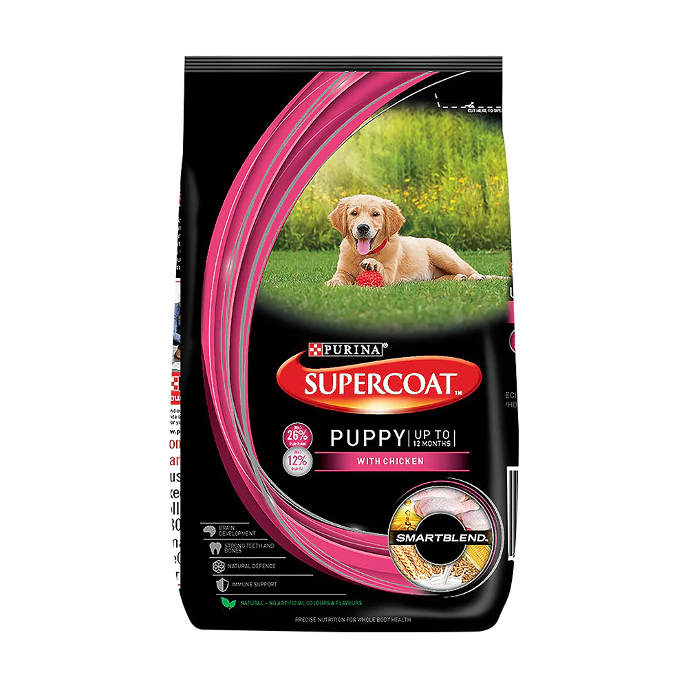 Purina SuperCoat Chicken Smartblend Puppy Dog Dry Food (Up to 12 months) - Image 8