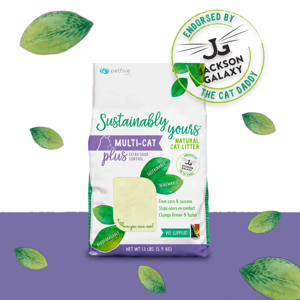 Sustainably Yours Multi Cat Plus Unscented Small Granules Cat Litter - Image 11