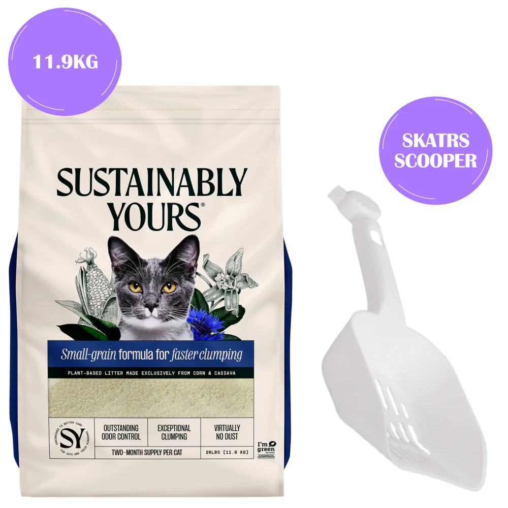 Sustainably Yours Multi Cat Plus Unscented Small Granules Cat Litter - Image 13