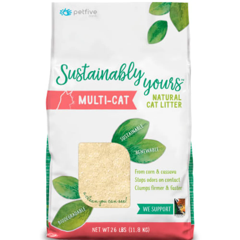 Sustainably Yours Multi Cat Unscented Cat Litter - Image 10